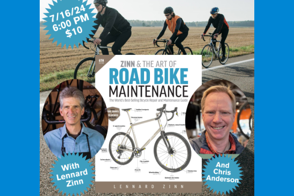 book release and signing of zinn & the art of road bike maintenance