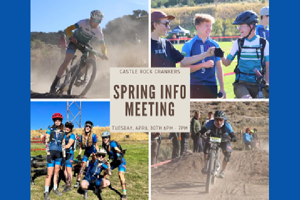 castle rock crankers spring info meeting